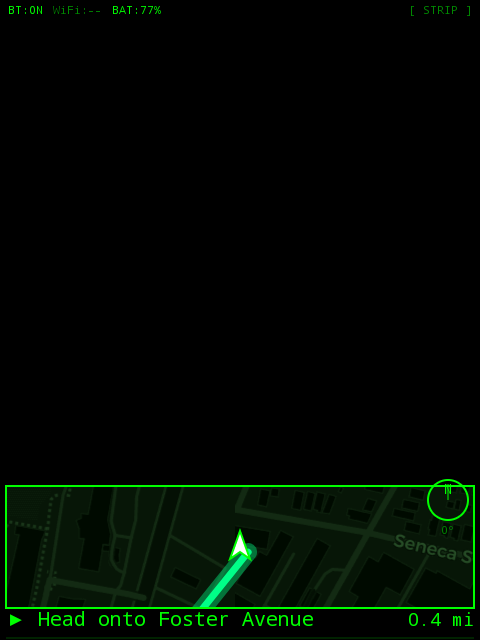 Glasses with notifications