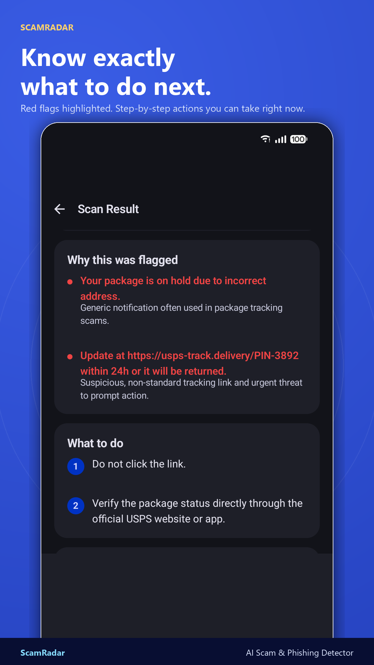 What to do next — step-by-step actions