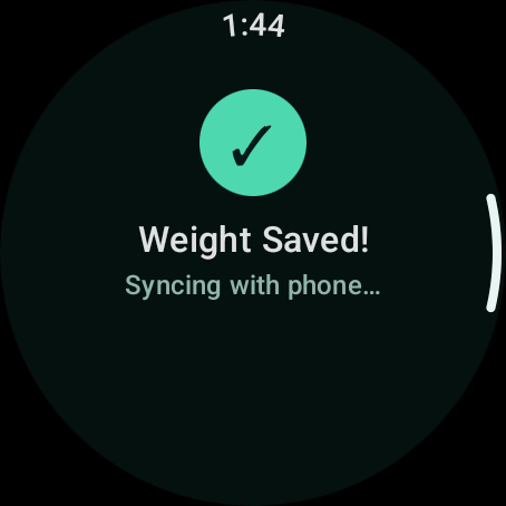 Weight Saved