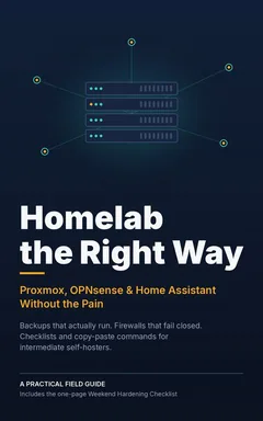 Cover of Homelab the Right Way