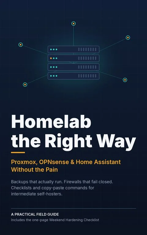 Cover of Homelab the Right Way