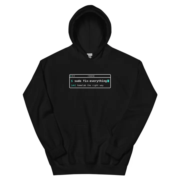sudo fix-everything Hoodie