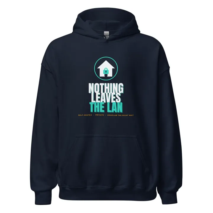 Nothing Leaves the LAN Hoodie