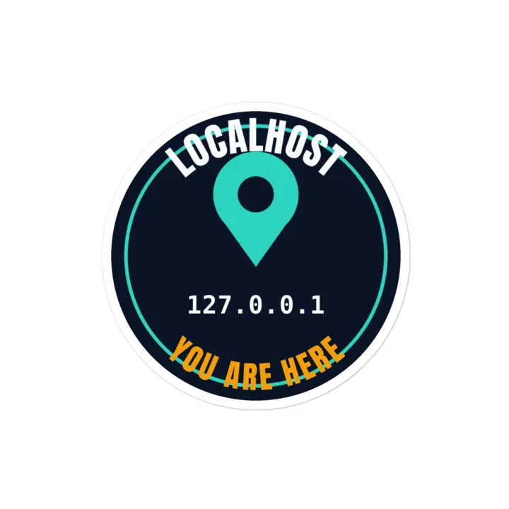 Localhost: You Are Here Sticker