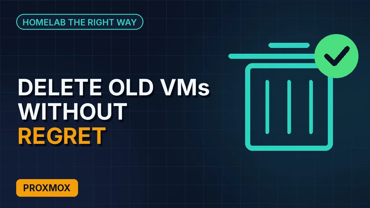 Delete old Proxmox VMs without regret