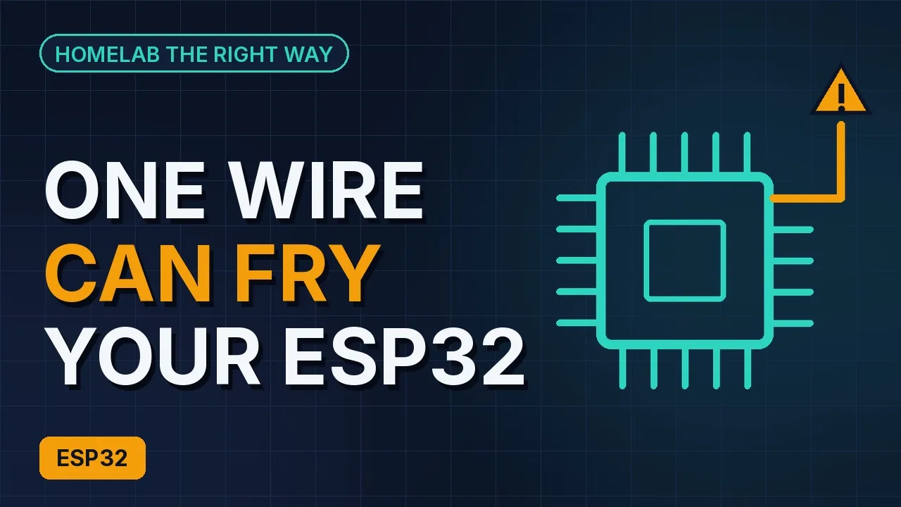 The one wire that can fry your ESP32 tank monitor