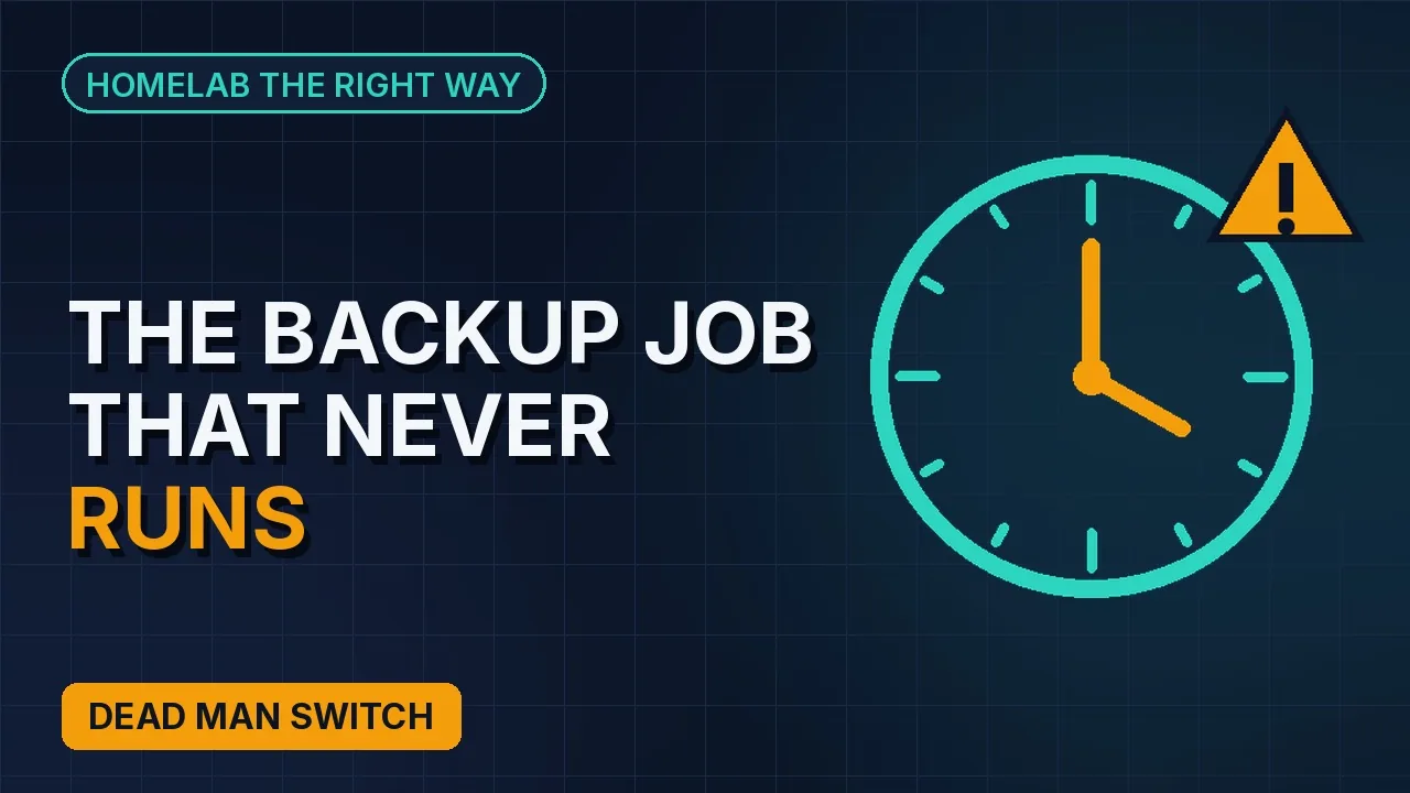 A backup job that never runs never fails