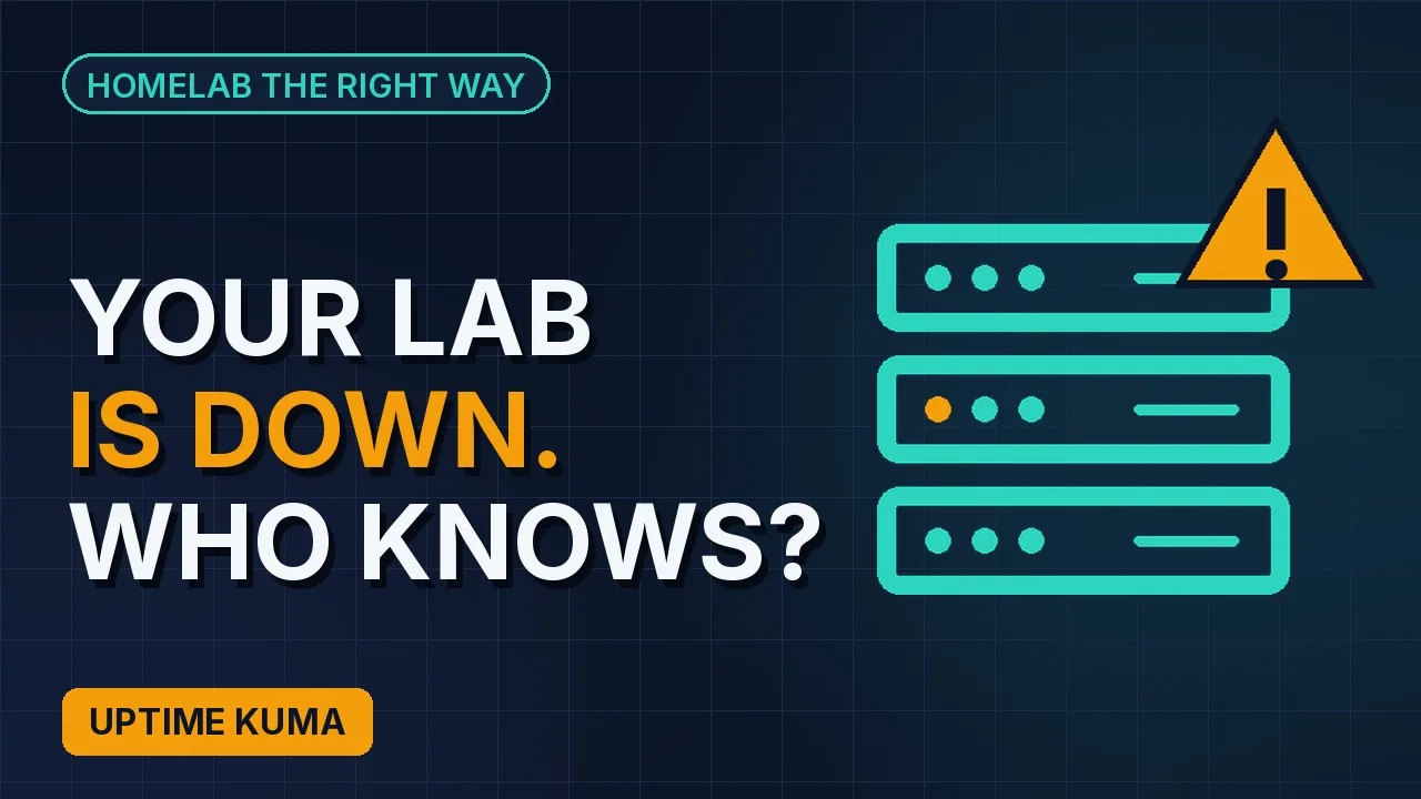 Your homelab has no idea it's down: Uptime Kuma checks that catch real outages