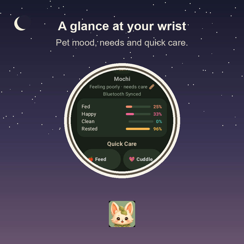 Wear OS pet status