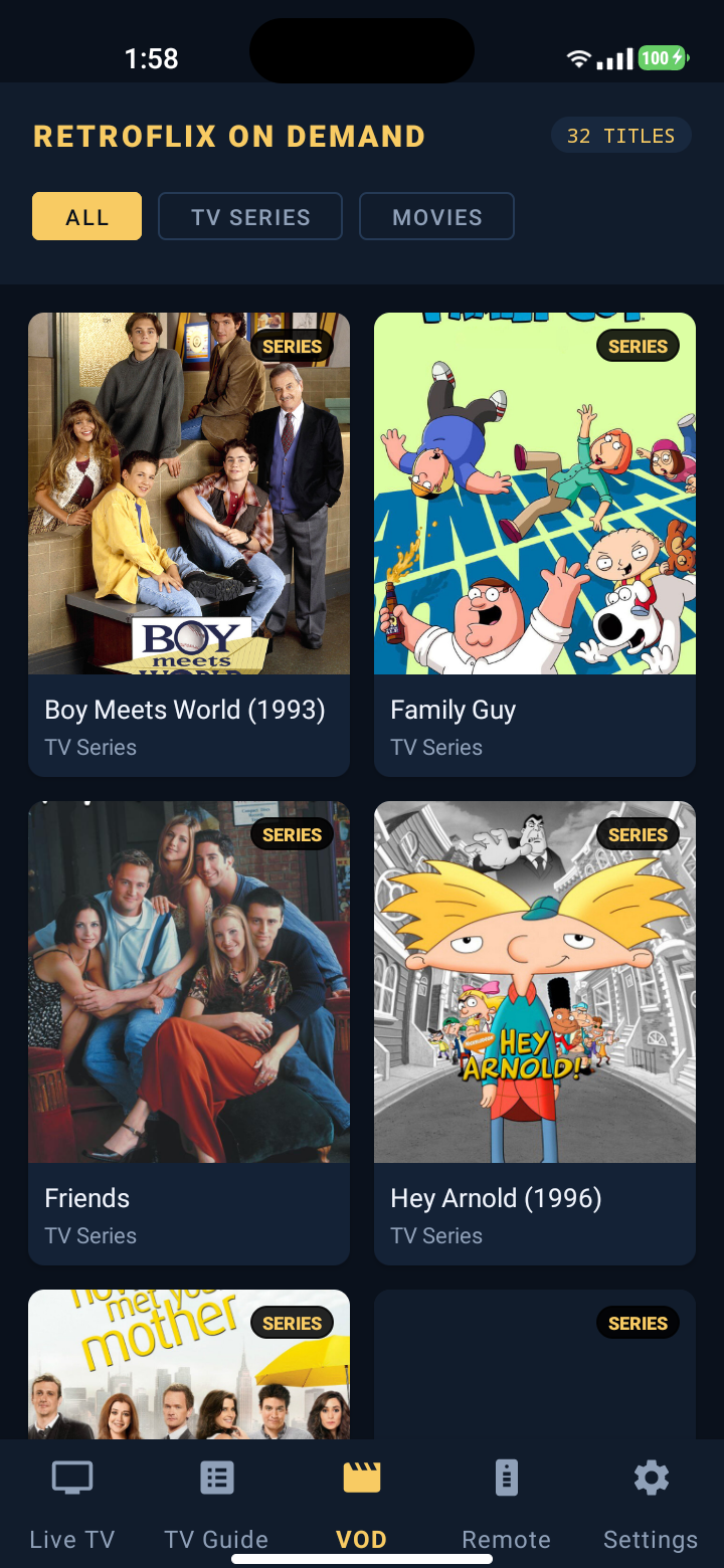 Retroflix VOD